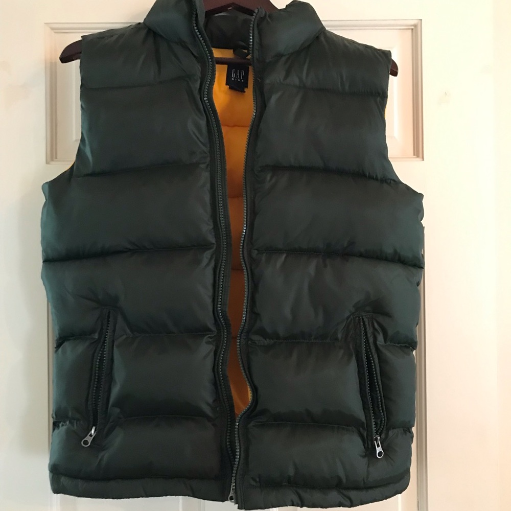 Zip Up Puffy Jacket Vest